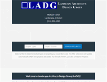 Tablet Screenshot of ladg.com